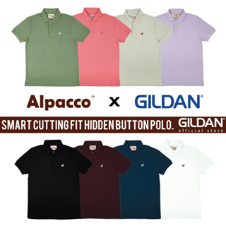 Alpacco AP Smart Cut Fit เสื้อโปโล แขนสั้น ผ้าฝ้าย โพลีเอสเตอร์ หลายสี สําหรับผู้ชาย