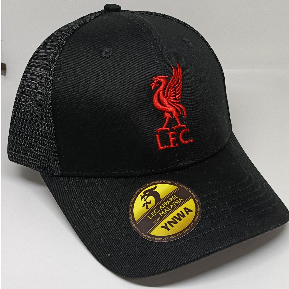 หมวกแก๊ป-liverpool-fc-99-trucker-สีดํา-สไตล์คลาสสิก-พร้อมกล่อง