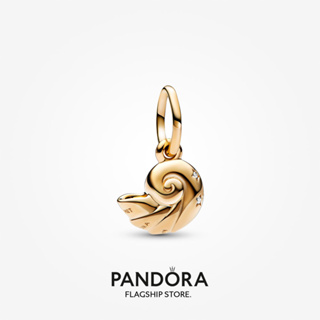 Pandora charm Disney The Little Mermaid Enchanted Shell Dangle ของขวัญวันหยุด สําหรับผู้หญิง p804