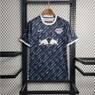 เสื้อกีฬาแขนสั้น ลายทีม RB Leipzig 23 24 ชุดเยือน สําหรับผู้ชาย