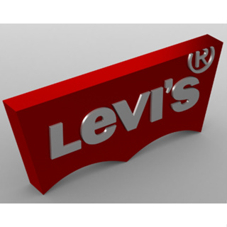 Levis โลโก้ (LEVIS) แม่เหล็กติดตู้เย็น