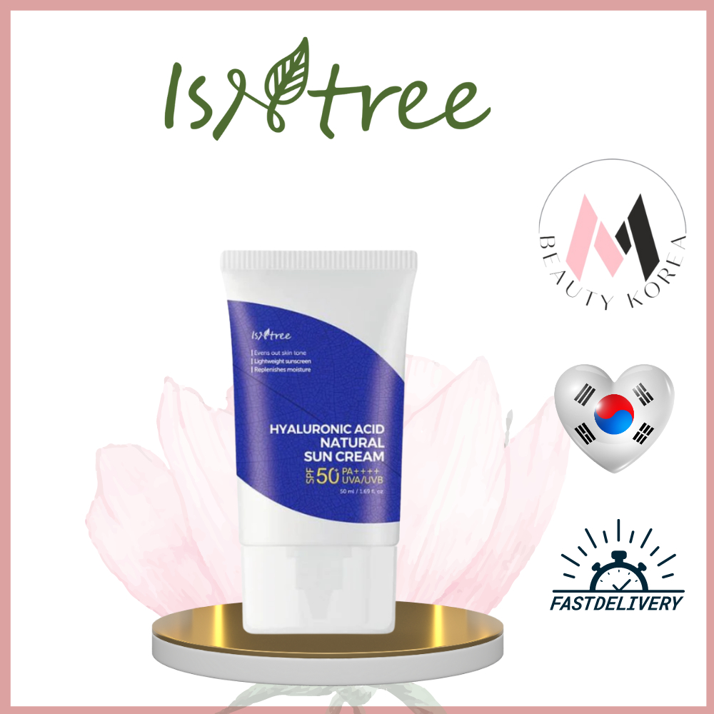Isntree ครีมกันแดด กรดไฮยารูลอนิก ธรรมชาติ SPF 50+PA++++ 50 มล. ...