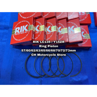 Rik แหวนลูกสูบ LC135 Y15ZR Y16ZR RS150 RSX150 57 มม. 60 มม. 62 มม. 63 มม. 65 มม. 66 มม. 68 มม. 70 มม. 72 มม. 73 มม. FZ150 R15 MT15 NVX155