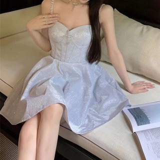 ชุดเดรสกระโปรง สไตล์เทพธิดา สําหรับสตรี 8713 [DRESS]