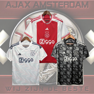 ใหม่ 23/24!!! เสื้อกีฬาแขนสั้น ลายทีม Ajax HOME AWAY 3RD Fan &amp; Player Issue