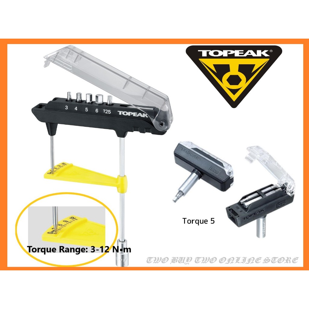 Topeak COMBOTORQ WRENCH & BIT SET Tools / TORQUE 5 เครื ่ องมือขนาดเล