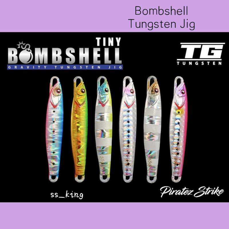 Piratez Strike TINY BOMBOSHELL tungsten jig Gravity ทังสเตนจิ๊ก Shopee Thailand