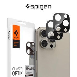 [2 แพ็ก] Spigen iPhone 15 Pro Max / iPhone 15 Pro / iPhone 14 Pro Max / iPhone 14 Pro ตัวป้องกันเลนส์กล้อง ออปติก