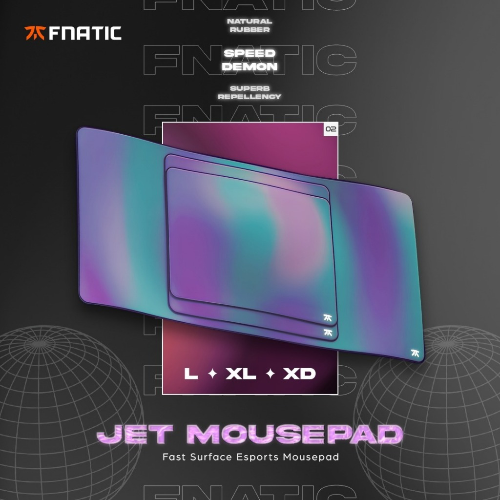 Fnatic Gear Jet Pro Gaming Mouse Pad for Esports|Speed Waterproof ...