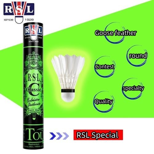 Rsl CLASSIC BADMINTON SHUTTLECOCK tourney (Speed 77) กีฬายอด | Shopee ...