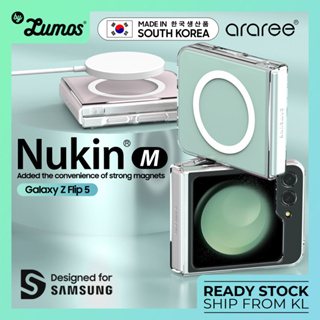 Araree Samsung Galaxy Z Flip 5 Nukin M Series เคสใส แบบบาง เรียบง่าย