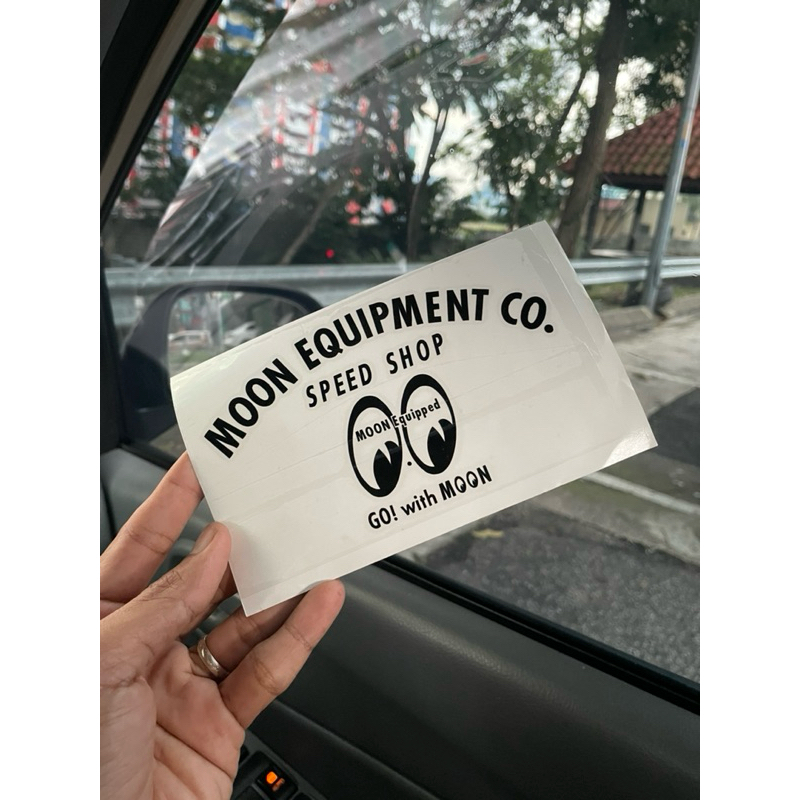 Authentic Mooneyes Speed Shop Car Motor Vespa Sticker | Shopee Thailand