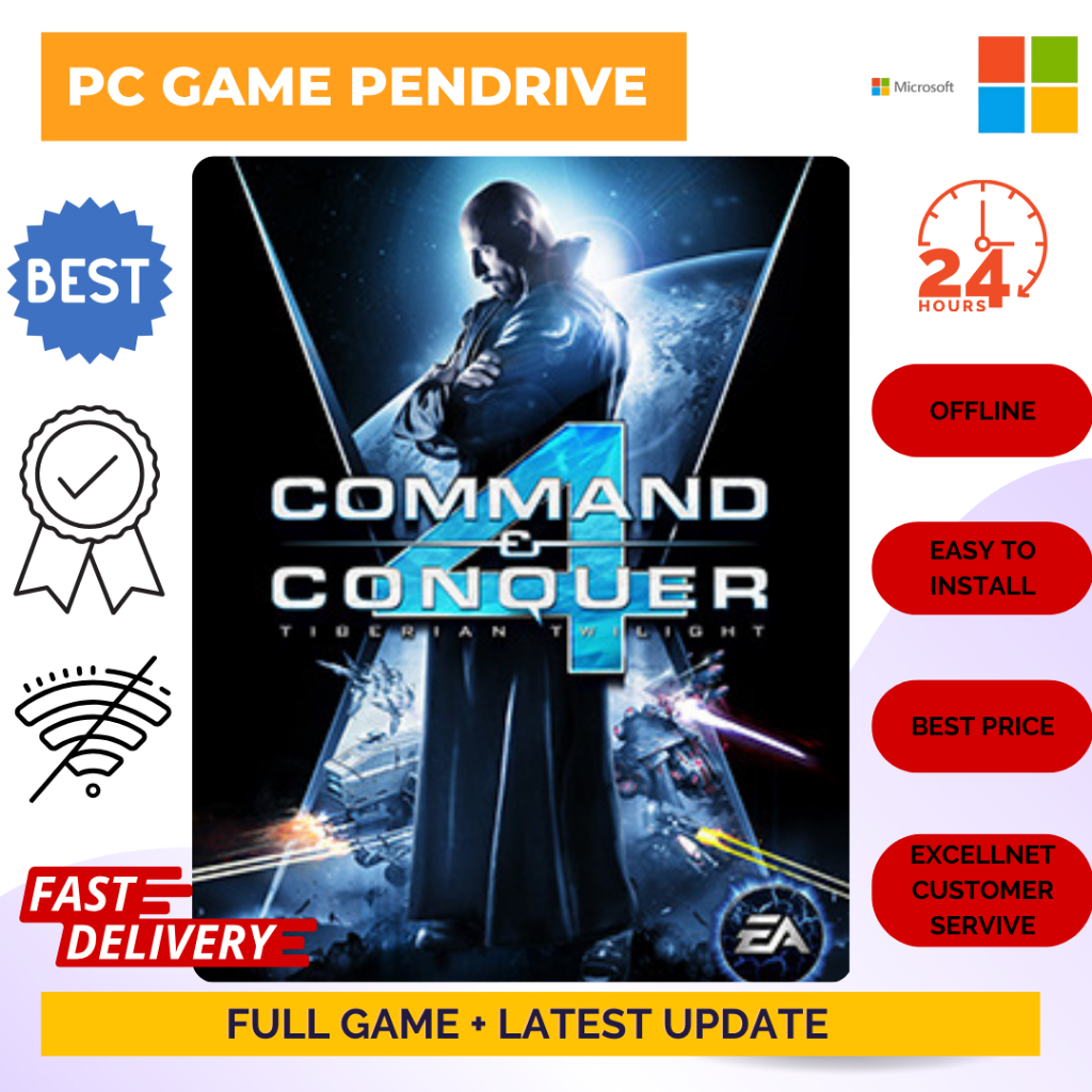 Command & Conquer 4 Tiberian Twilight - Offline [ Pendrive 32 GB ...