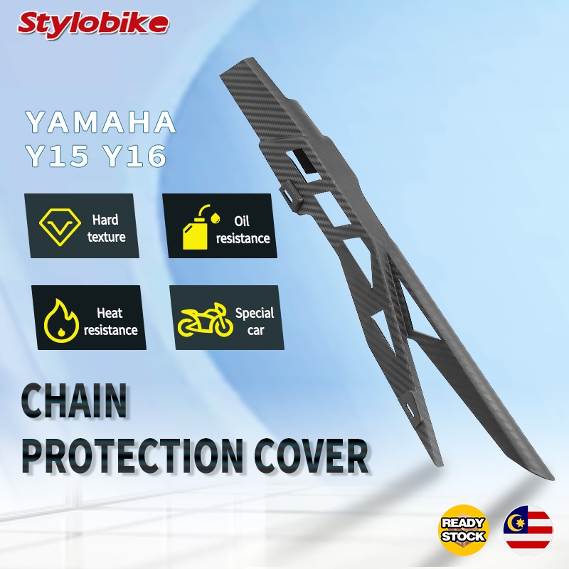วงเล็บฝาครอบโซ่ Carbon Siap Stiru Peti Rantai Carbon Y15ZR Cover Rantai ...