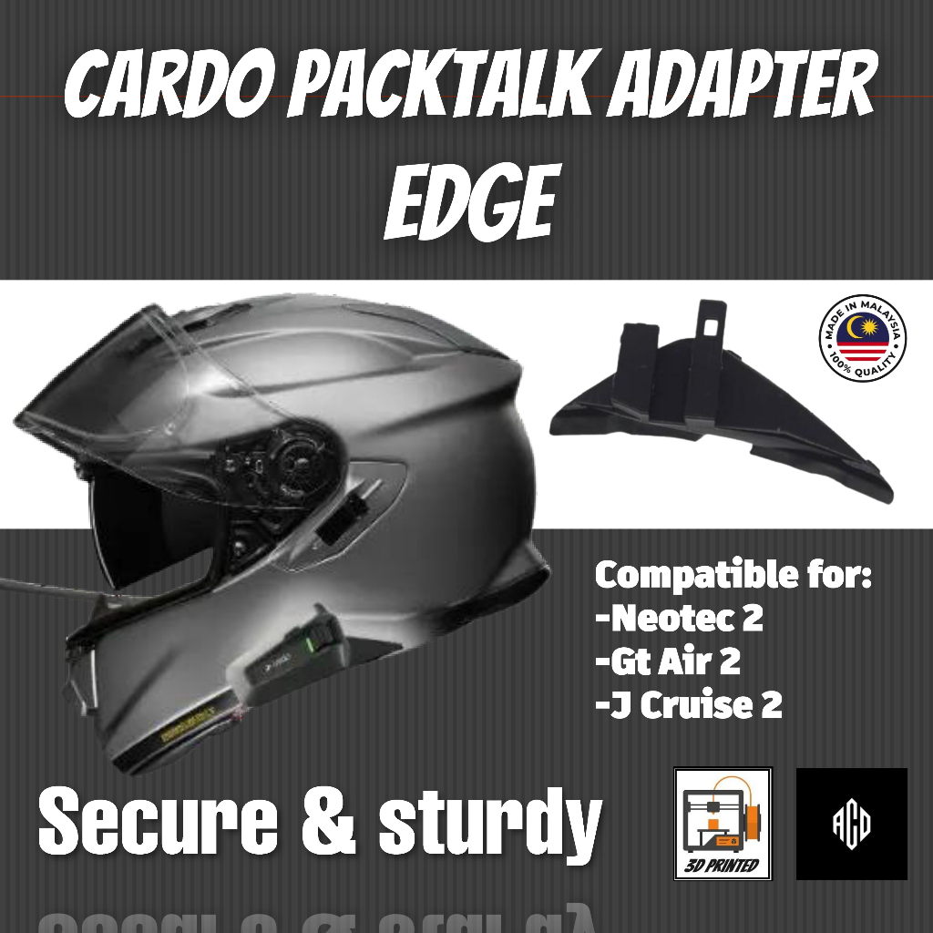 Shoei หมวกกันน็อค Cardo Packtalk Mount สําหรับ Neotec 1 & 2, GT - Air 1 ...