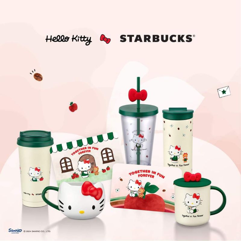 Starbucks x hello kitty 2024 collection | Shopee Thailand