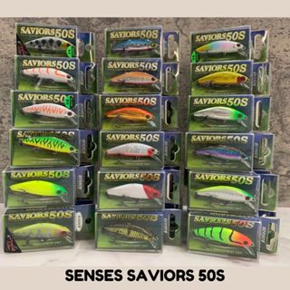 เหยื่อตกปลา Sebarau Sinking Minnow Savior 50s