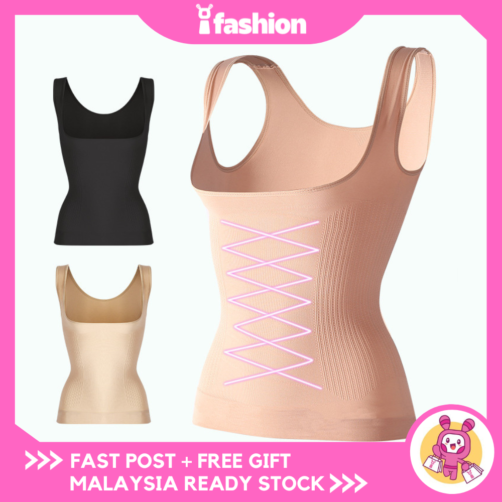 Ifashion 1746 ผู ้ หญิง Hook เสื ้ อกั ๊ กด ้ านบนรัดตัวสายรัดกีฬา Tank