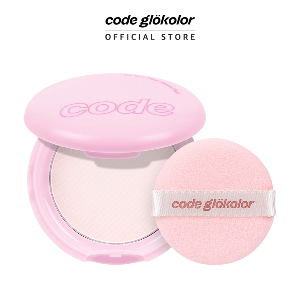 The Face Shop Code Glokolor Oil Cut Pink Beam Compact Powder (8g ...