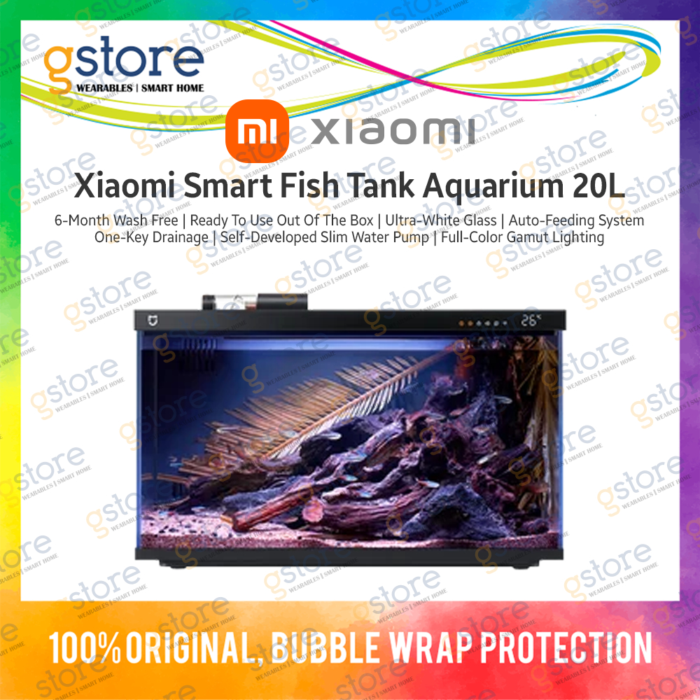 Xiaomi Smart Fish Tank Aquarium 20L ( ล ้ าง 6 เดือนฟรีระบบให ้ อาหาร ...
