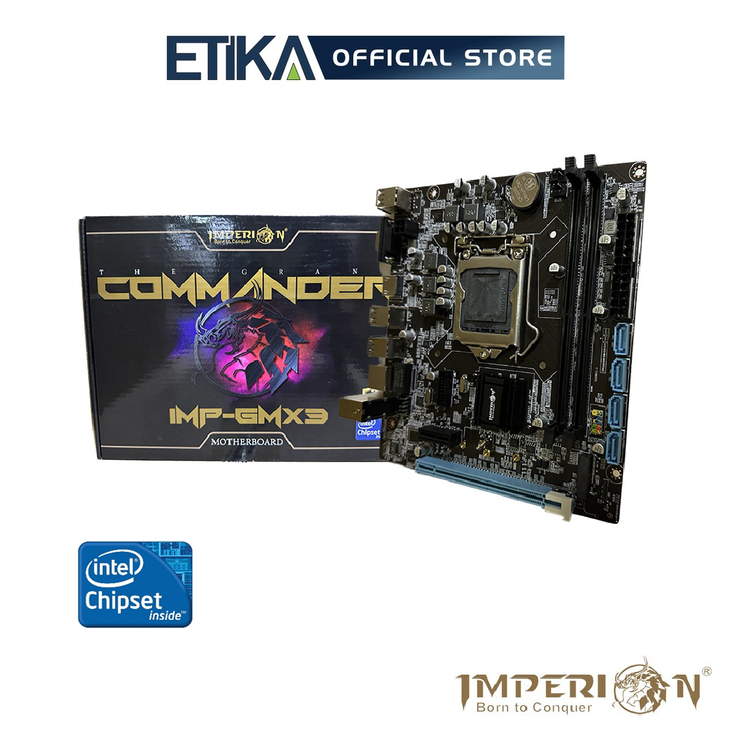 Imperion IMP-GMX3 H110 D4 Intel LGA1151 ซ็อกเก็ตเมนบอร์ดรองรับ Intel ...