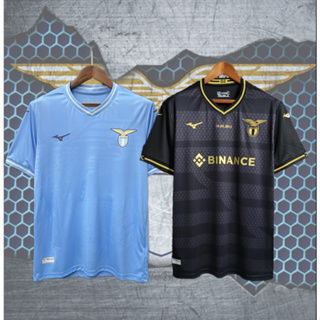 เสื้อกีฬาแขนสั้น ลายทีมชาติฟุตบอล Lazio ครบรอบ 10 ปี 23 24 ชุดเหย้า