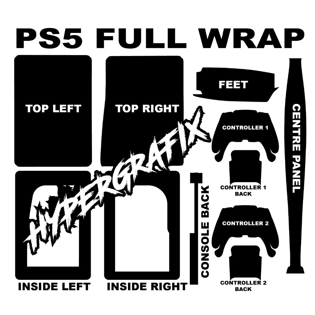 สติกเกอร์ PS5 PLAYSTATION 5 STICKER SKIN DECAL 2439 | Shopee Thailand