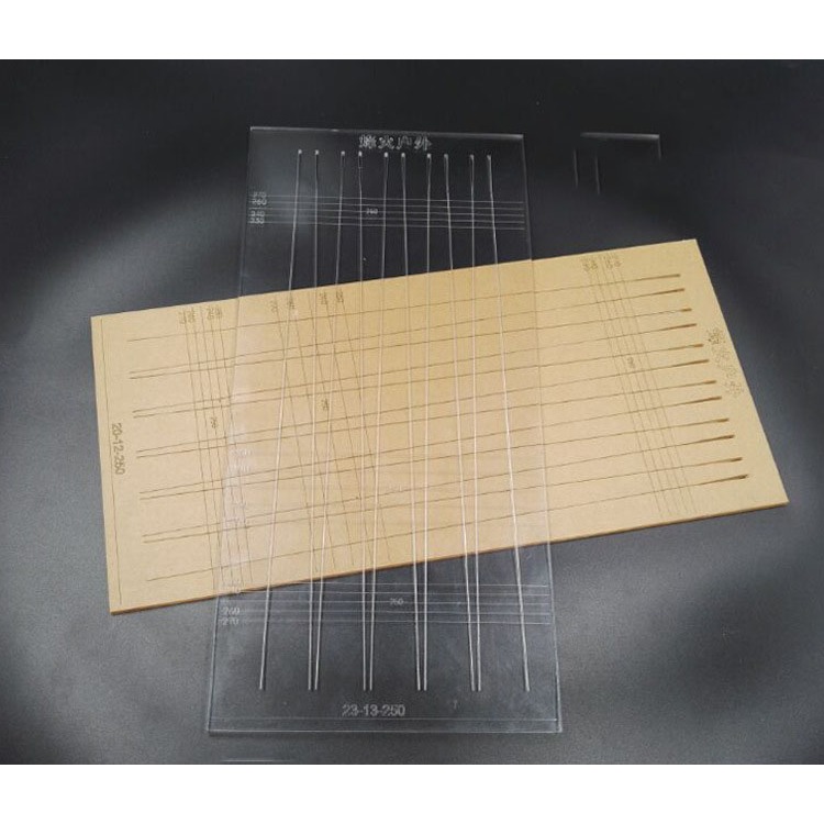 MSia Fix Acryl Ruler Template Straight Pembaris Tetap Ukuran Lurus ...