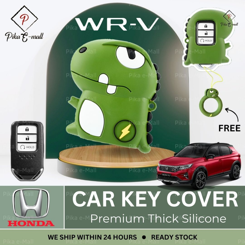CARTOON Honda WRV ฝาครอบกุญแจ 2023 ฝาครอบซิลิโคน Kunci WR-V อุปกรณ์ ...