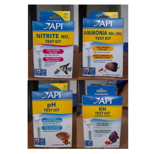 API Test Kit แอมโมเนีย pH Nitrite KH ชุดทดสอบความแข็งน้ํา | Shopee Thailand