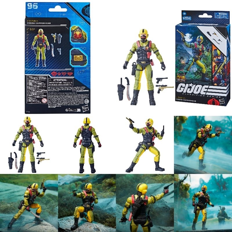 Gijoe Classified Series Python Patrol Cobra Copperhead Officer Flint ...