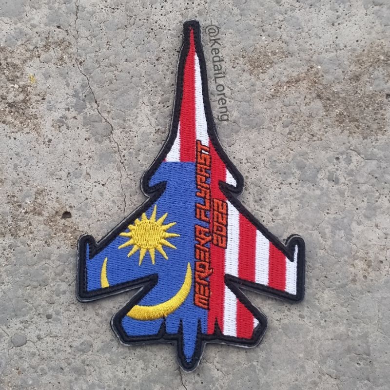 แผ่นแพทช์ ปักลาย SUKHOI MERDEKA FLYPAST 2022 A20062 | Shopee Thailand