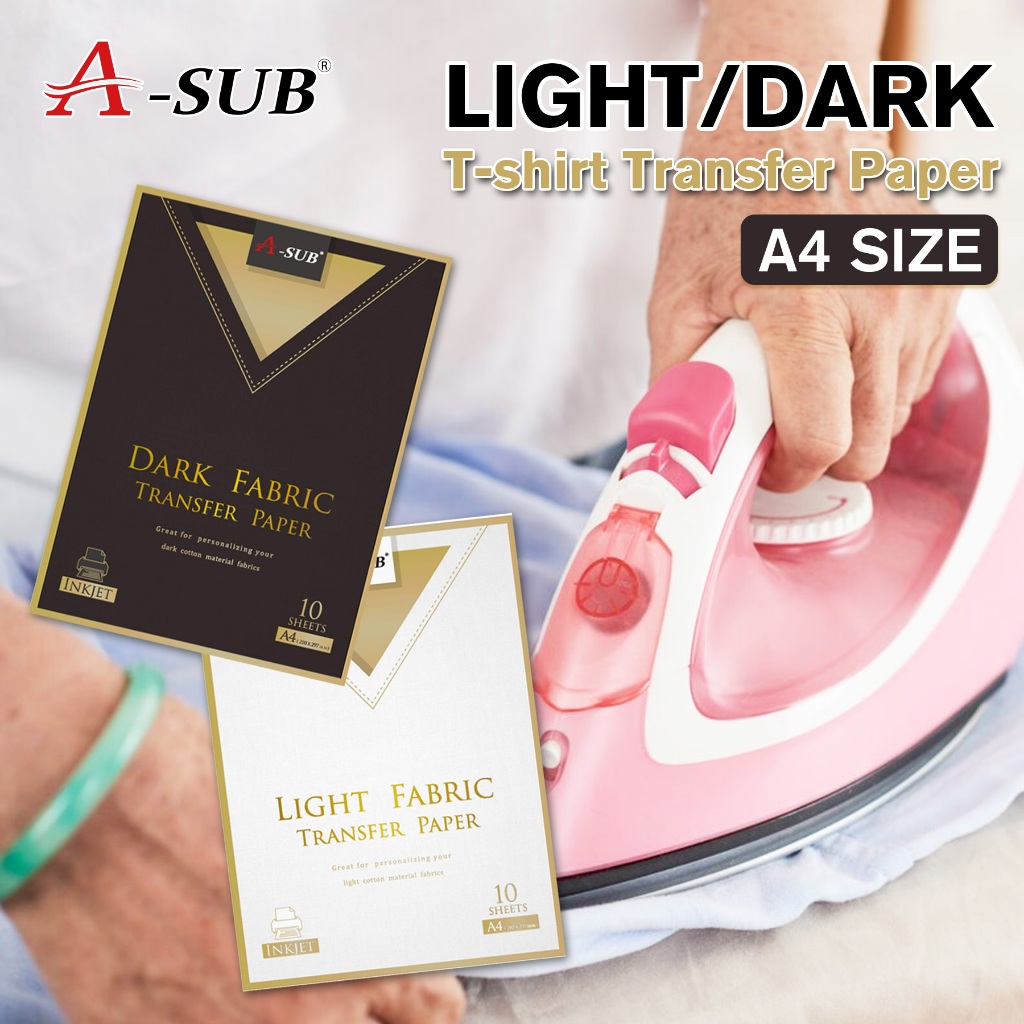 Transourdream truheat transfer mask for dark t shirts transfer paper 10 sheets 85x11 clear iron on transfer tape for printable htv vinyl