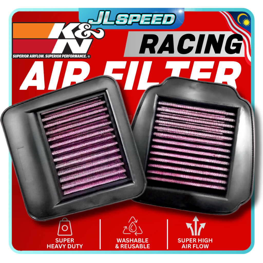 K&n RACING AIR FILTER R25 MT25 R15 MT15 Y15 Y16 LC 135 RS150 RSX 150 ...