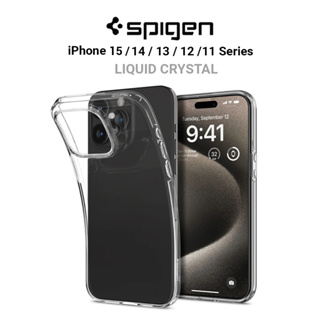 Spigen เคสโทรศัพท์มือถือ คริสตัล สําหรับ iPhone 15 14 13 12 11 SE XS Max XS XR