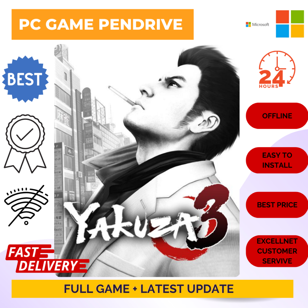 Yakuza 3 Remastered - Offline [ Pendrive 32 GB ] เกม PC | Shopee Thailand