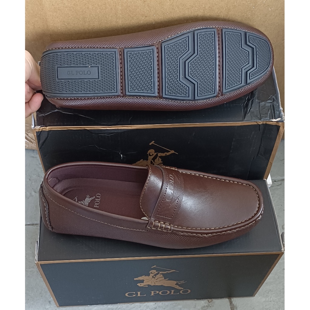 Polo leather loafers store