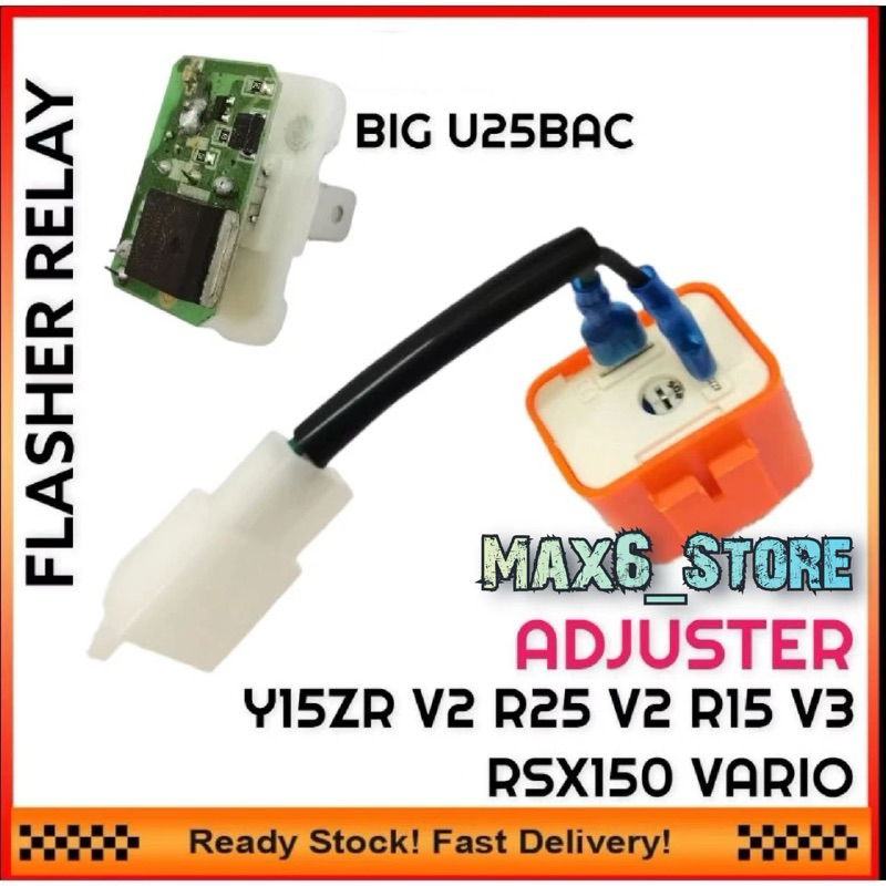 Yamaha HONDA SYM RELAY ไฟฉาย LED SIGNAL RELAY UNIVASAL RELAY Y15ZR NVX ...