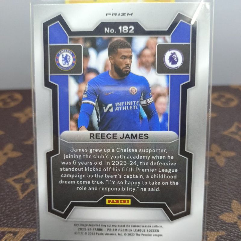 Reece James 182 (Chelsea FC) Blue Mosaic, Premier League EPL Soccer ...