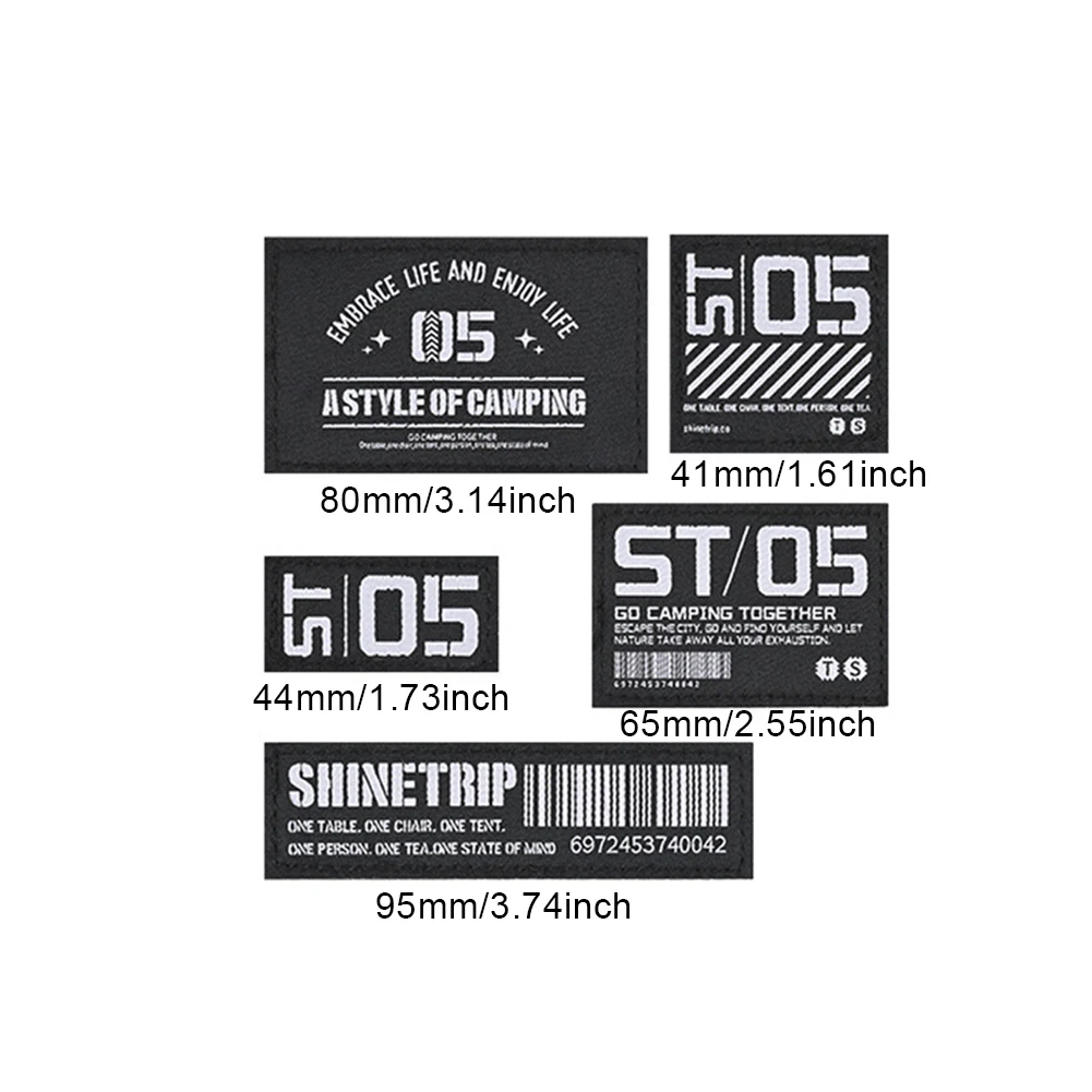 Campboost SHINETRIP DIY ยุทธวิธีสไตล ์ Velcro Patch ยุทธวิธี 05 Camping ...
