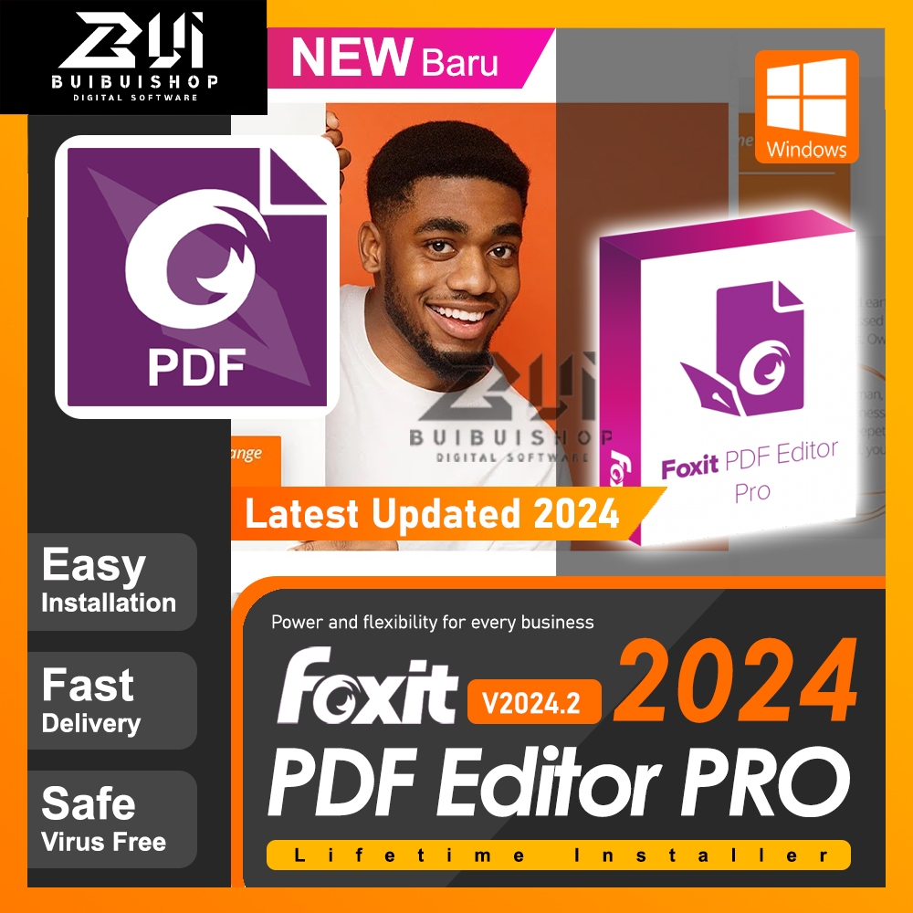 Foxit PDF Editor Pro 2024 v2024.2 l ล่าสุด 2024 l ของ Windows Shopee Thailand