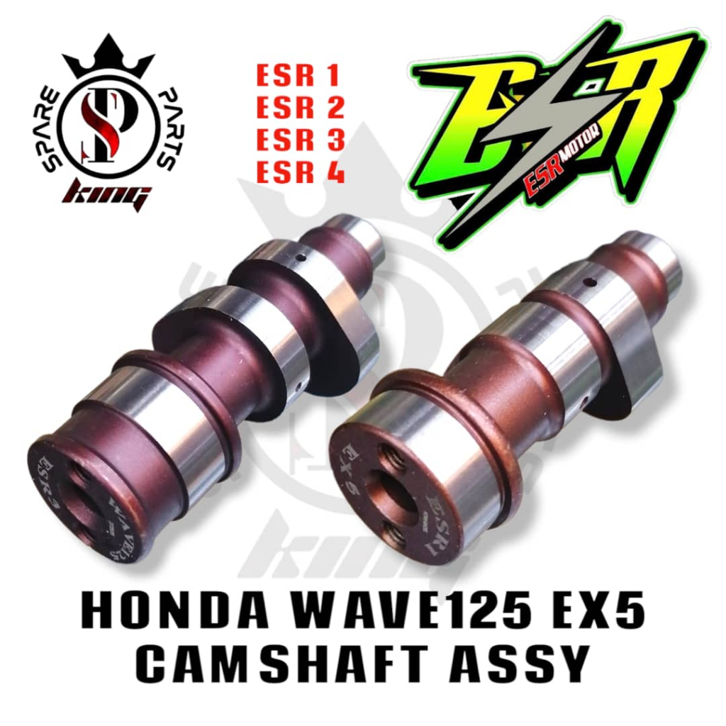 Esr MOTOR RACING CAMSHAFT EX5 WAVE100 W100 WAVE125 W125 CAM SHAFT ASSY