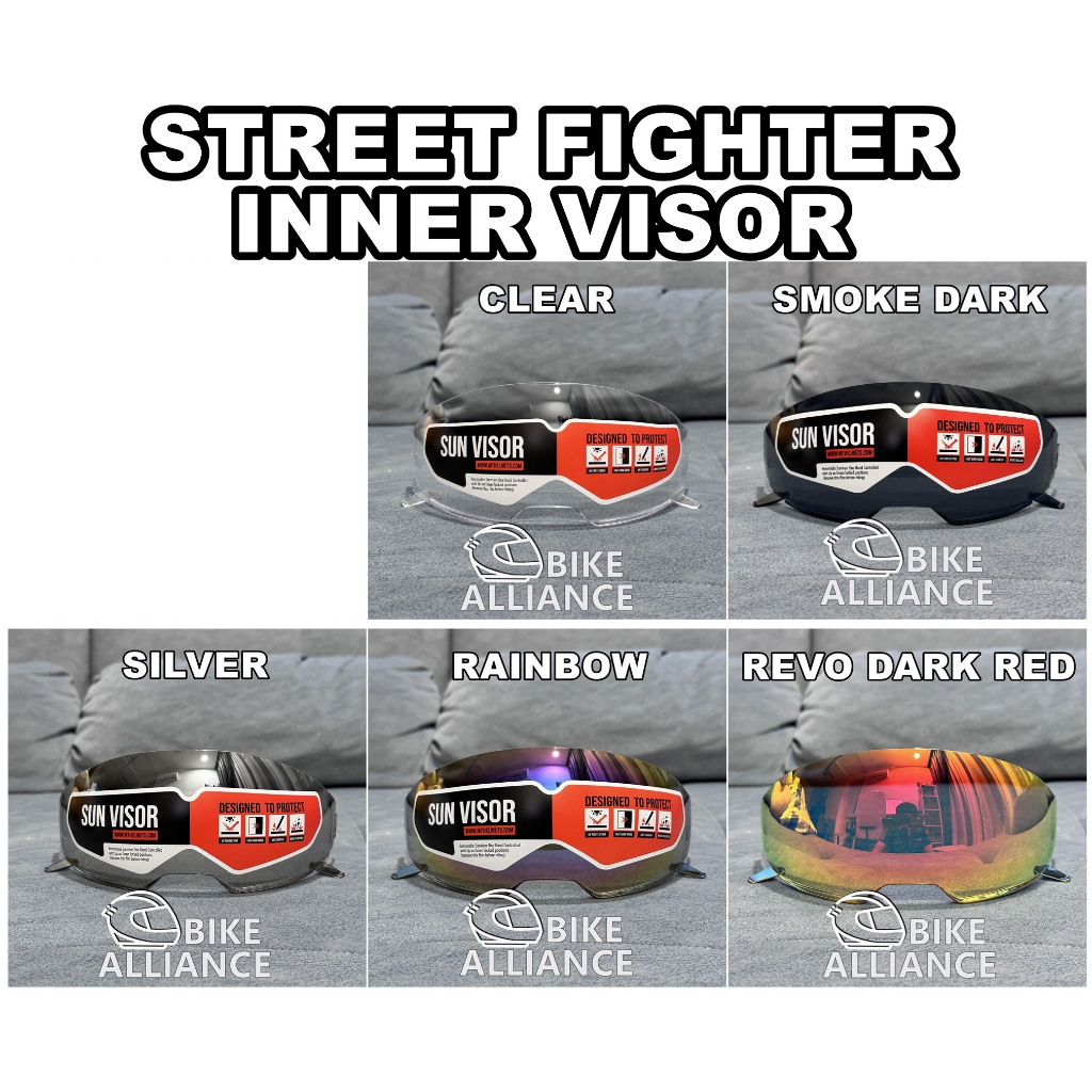 หมวกกันน็อค-visor-สําหรับหมวกกันน็อค-street-fighter-inner-visor-สีรุ้ง