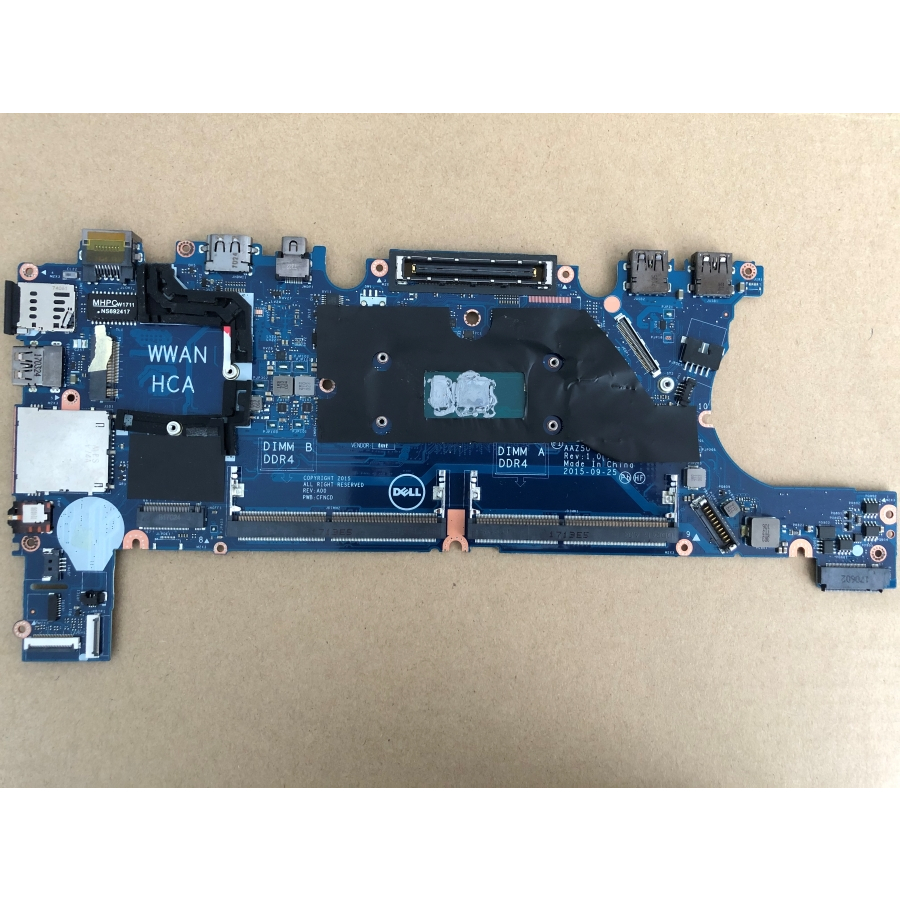 Carte Mère Dell Latitude E7270 AAZ50 LA-C451P REV:1.0 I7-6600U Original