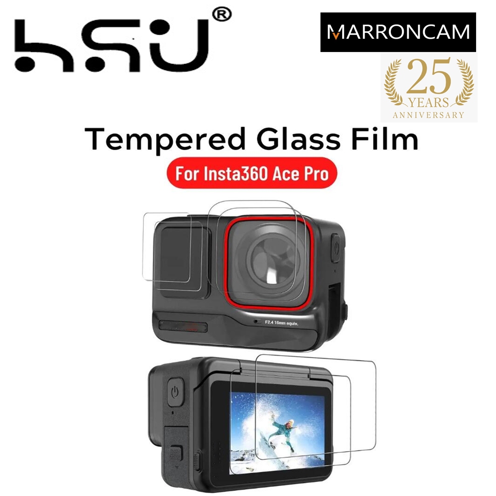 Hsu กระจกนิรภัยป้องกันหน้าจอสําหรับ INSTA360 ACE PRO | Shopee Thailand