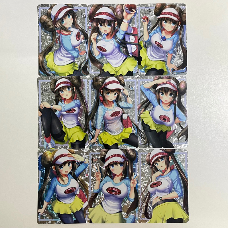 Pokemon Rosa การ์ดขนาด:5.9cm*8.6cm | Shopee Thailand