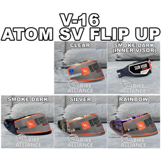 หมวกกันน็อค VISOR สีรุ้ง สําหรับ V-16 ATOM SV