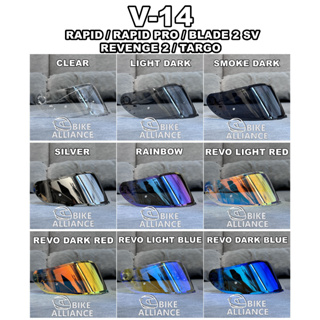 หมวกกันน็อค VISOR สีรุ้ง สําหรับ RAPID PRO BLADE 2 SV REVENGE 2 TARGO VISOR V-14