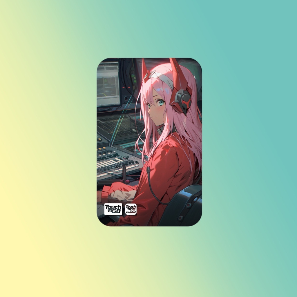 ( Zero TWO Series 2 ) สติกเกอร์ฟิล์ม ลาย Touch n Go CARD TNG MASTER ...