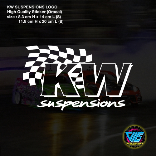 สติ๊กเกอร์โลโก้ KW SUSPENSIONS / รูปลอก (สติ๊กเกอร์คุณภาพสูง) | Shopee ...